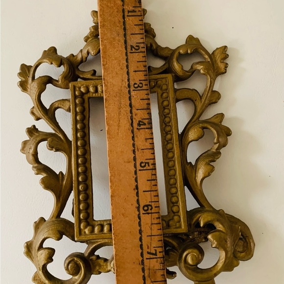 Art Nouveau Style Picture Frame Andrea by Sadek Vintage Metal Easel Back - Picture 6 of 11